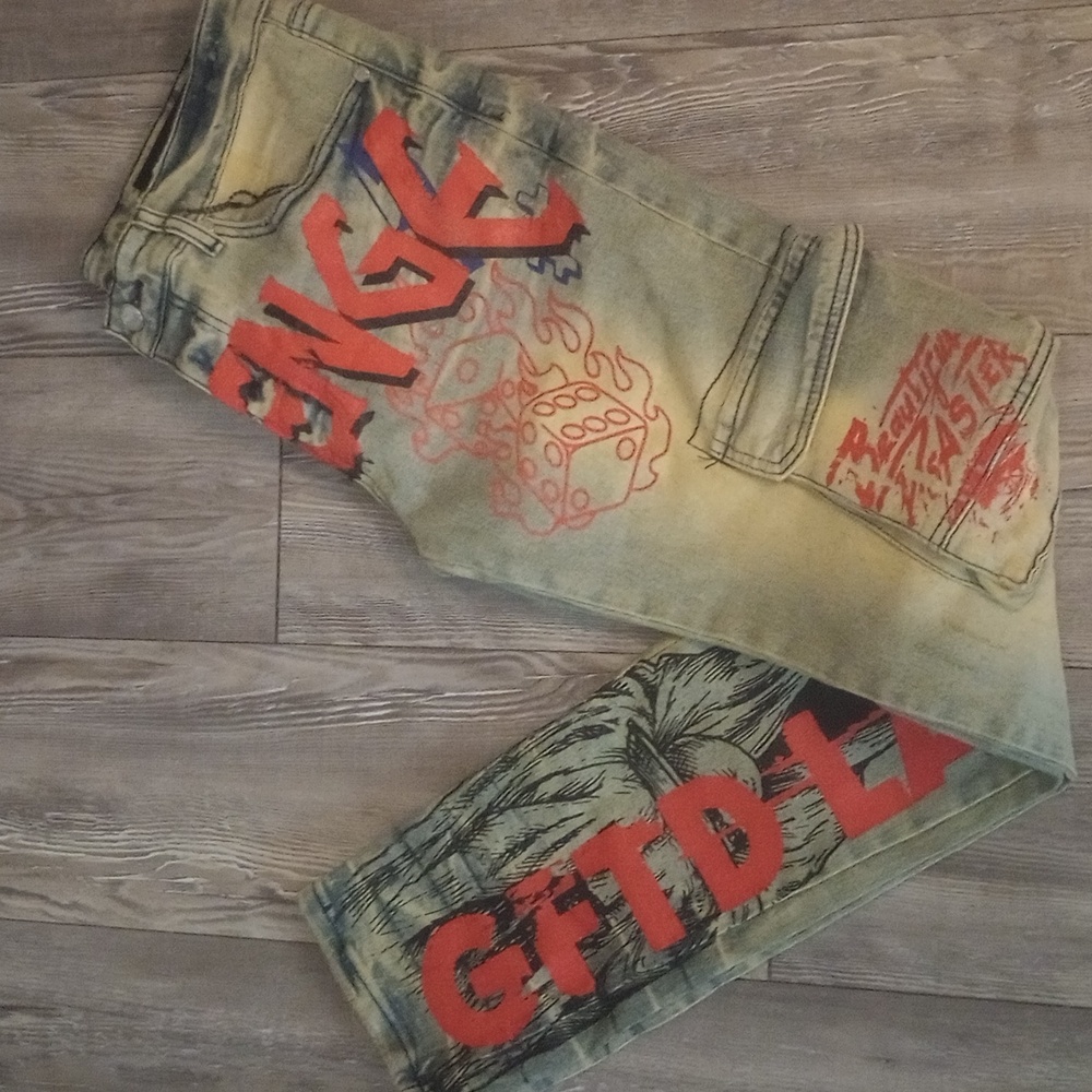 GFTO Los Angeles 'Revenge Jeans' Wash Denim